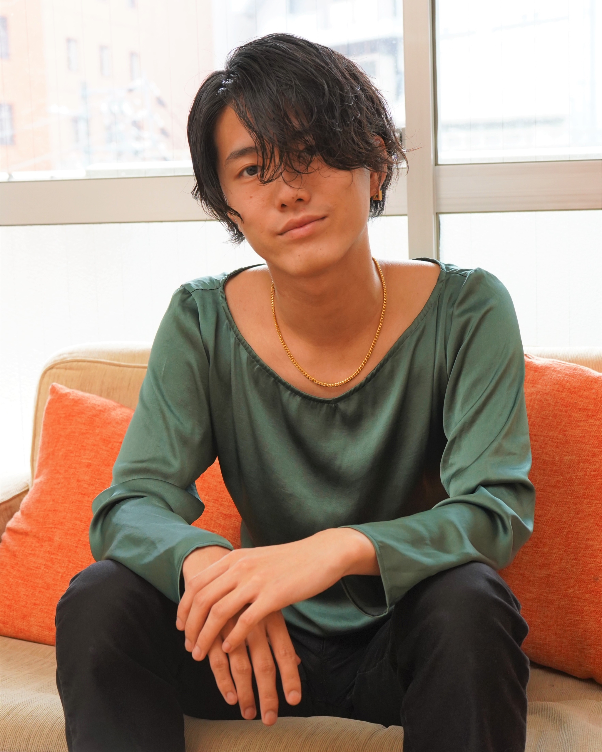 メンズ 深vネック カットソー C 004 M E L Destiny